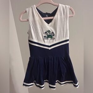 Notre Dame baby girls cheerleader outfit